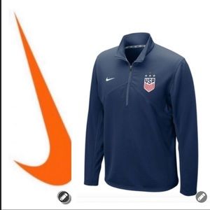 Nike National Team 3/4 Zip EUC